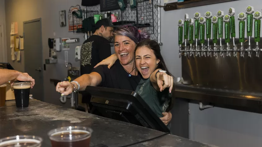 Bartenders at Fort Myers Brewing